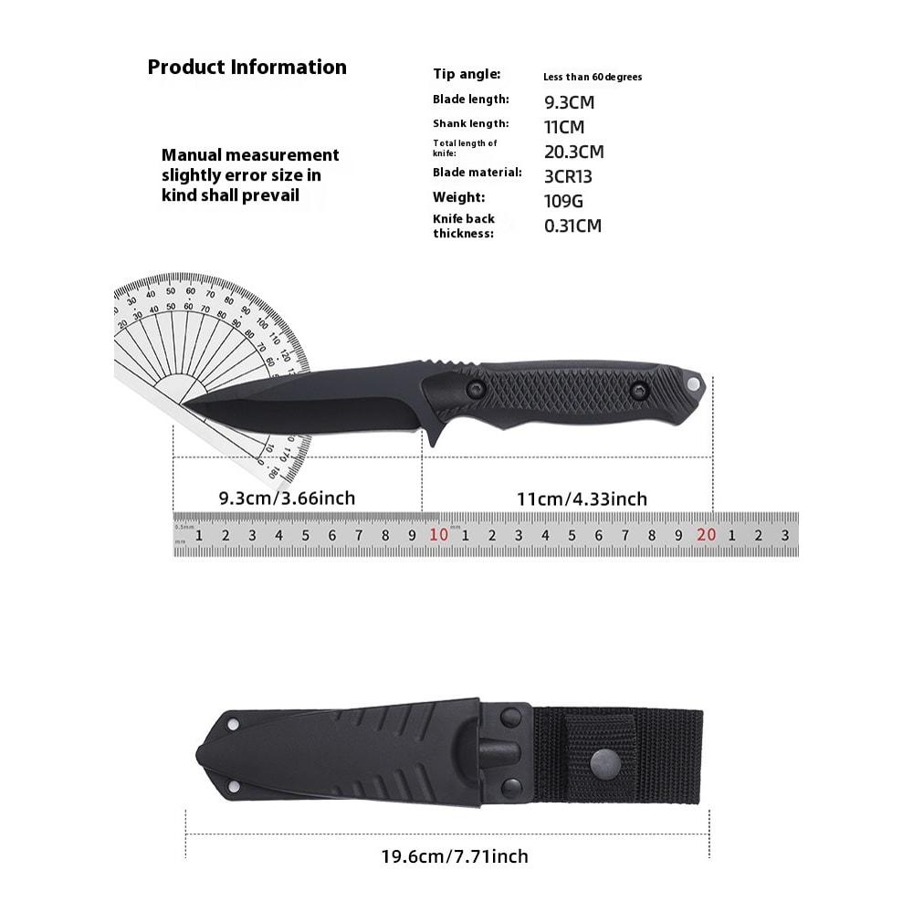 Premium Outdoor Tactical Knife Sharp Survival & Utility Tool
