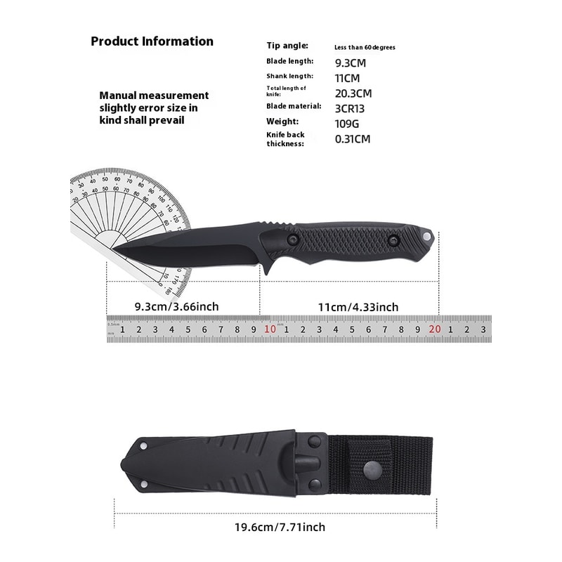 Premium Outdoor Tactical Knife Sharp Survival & Utility Tool