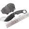Tactical NioLox Steel Fixed Blade Knife with Glass Fiber Handle Outdoor Camping Knife