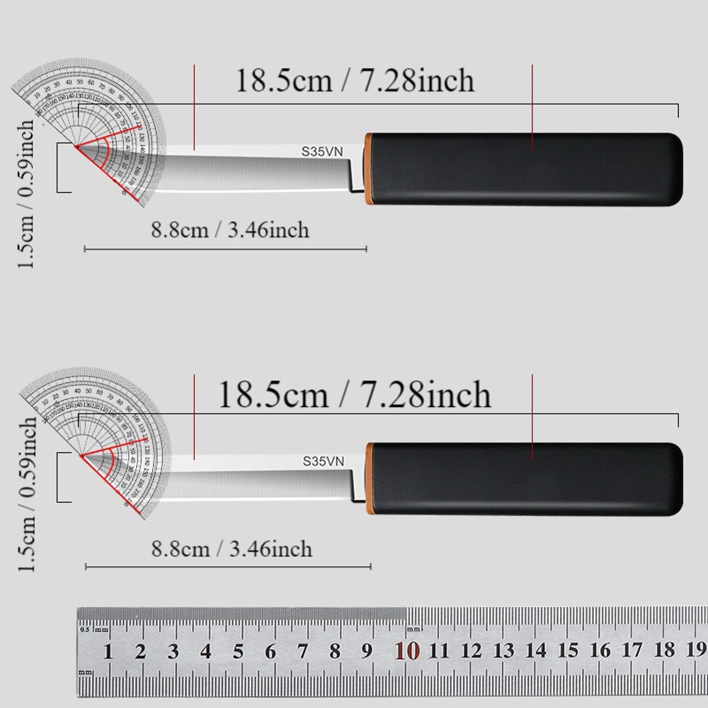 Compact Stainless Steel Pocket Knife for Outdoor & Survival Use