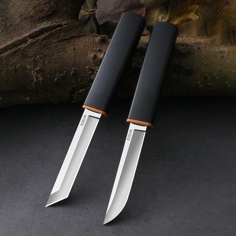 Compact Stainless Steel Pocket Knife for Outdoor & Survival Use