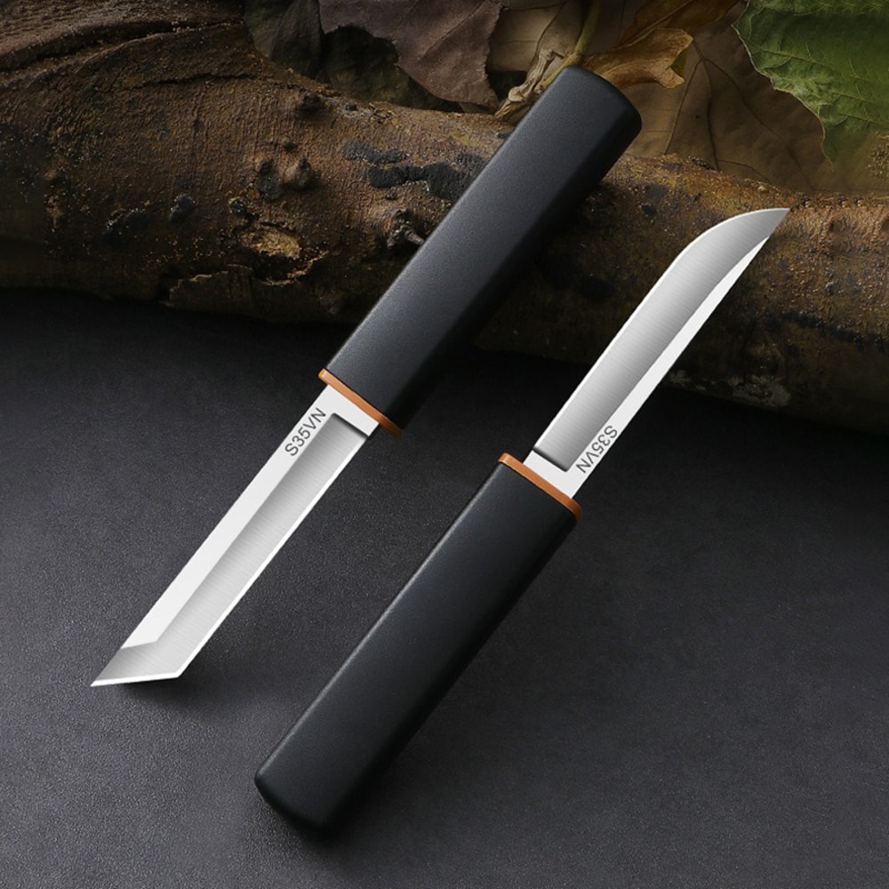 Compact Stainless Steel Pocket Knife for Outdoor & Survival Use
