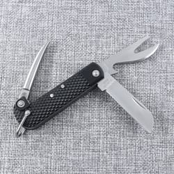 premium foldable sailor knife with marine rope cutter & diving survival tool
