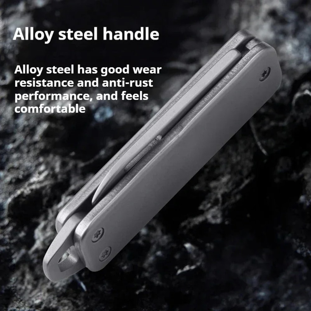 Tactical Mini Folding Knife Stainless Steel Blade for Outdoor & Everyday Use