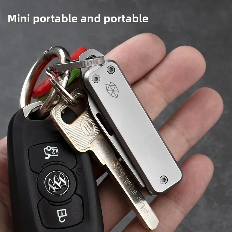 Tactical Mini Folding Knife Stainless Steel Blade for Outdoor & Everyday Use
