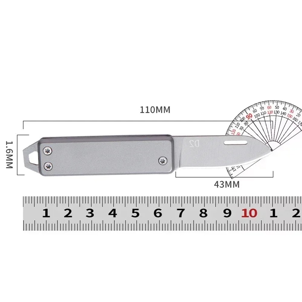 Tactical Mini Folding Knife Stainless Steel Blade for Outdoor & Everyday Use