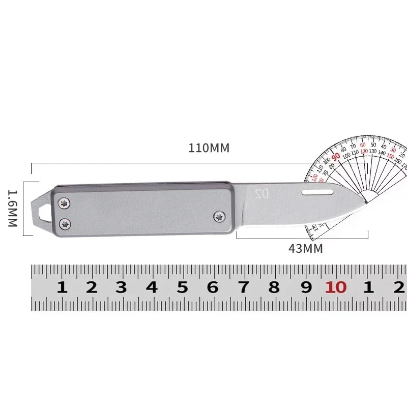 Tactical Mini Folding Knife Stainless Steel Blade for Outdoor & Everyday Use