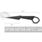 Tactical Mini Neck Knife Corrosion Resistant Portable Blade 4