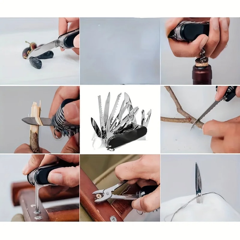 Outdoor Camping Knife & Multifunctional Pocket Tool with Pliers