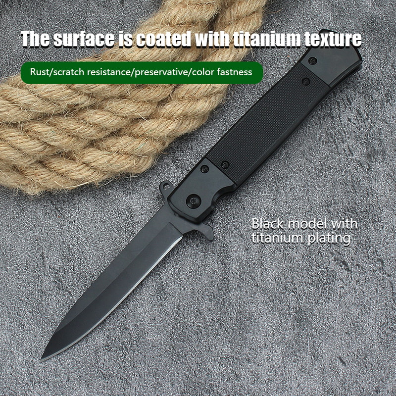 Premium Folding Knife Sharp Multi Functional Stainless Steel Outdoor Knife 2