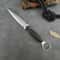 Style Fixed Blade Knife with Steel, Handle & Kydex Sheath for Camping
