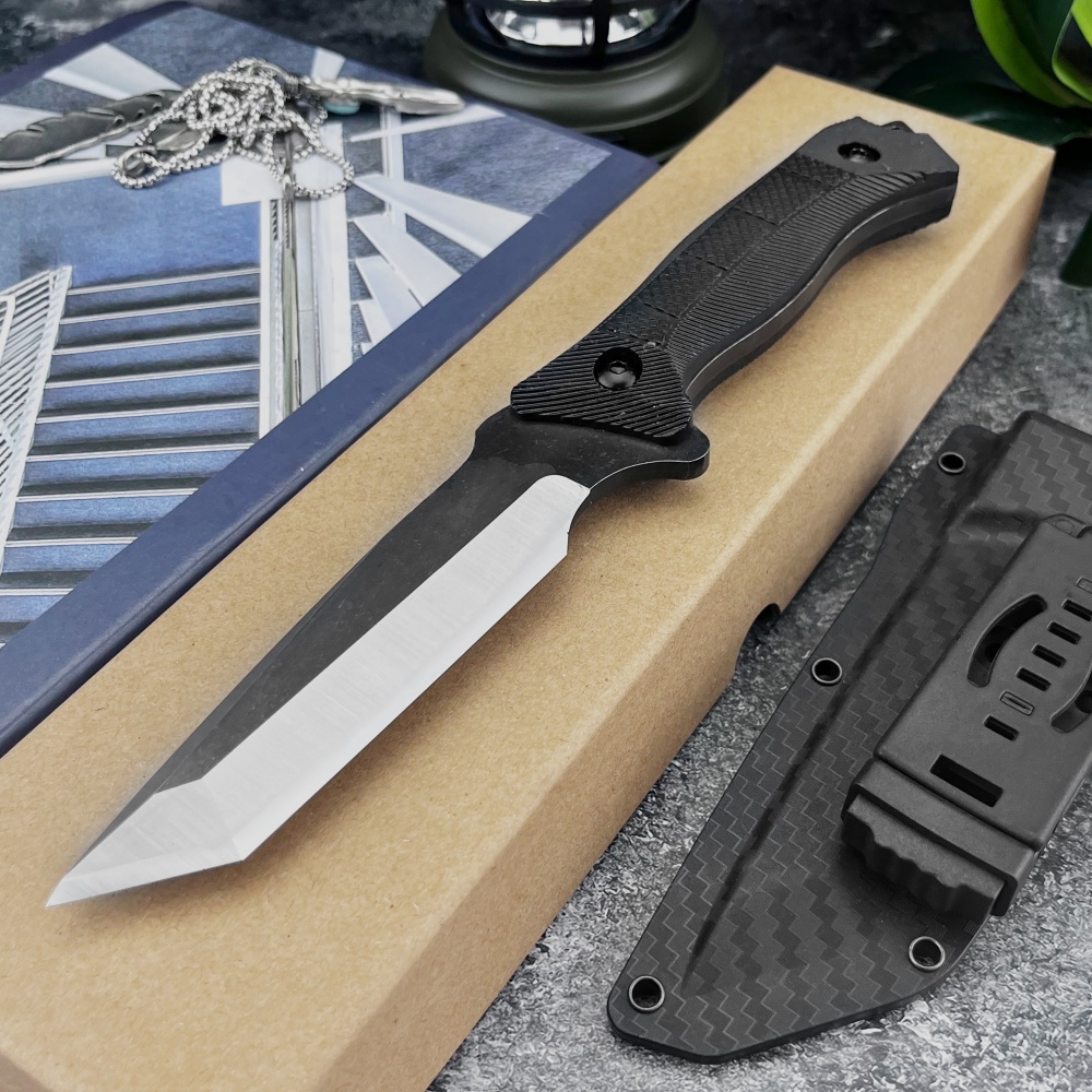 Tactical Fixed Blade Survival Knife with Sheath for Hunting, Camping & Everyday Carry