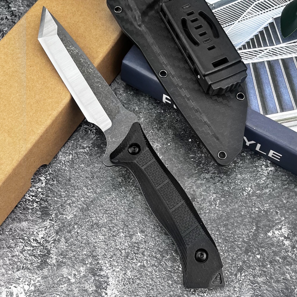 Tactical Fixed Blade Survival Knife with Sheath for Hunting, Camping & Everyday Carry