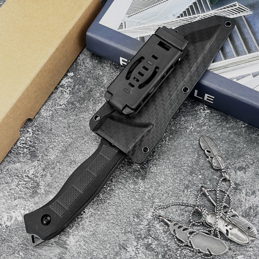 Tactical Fixed Blade Survival Knife with Sheath for Hunting, Camping & Everyday Carry