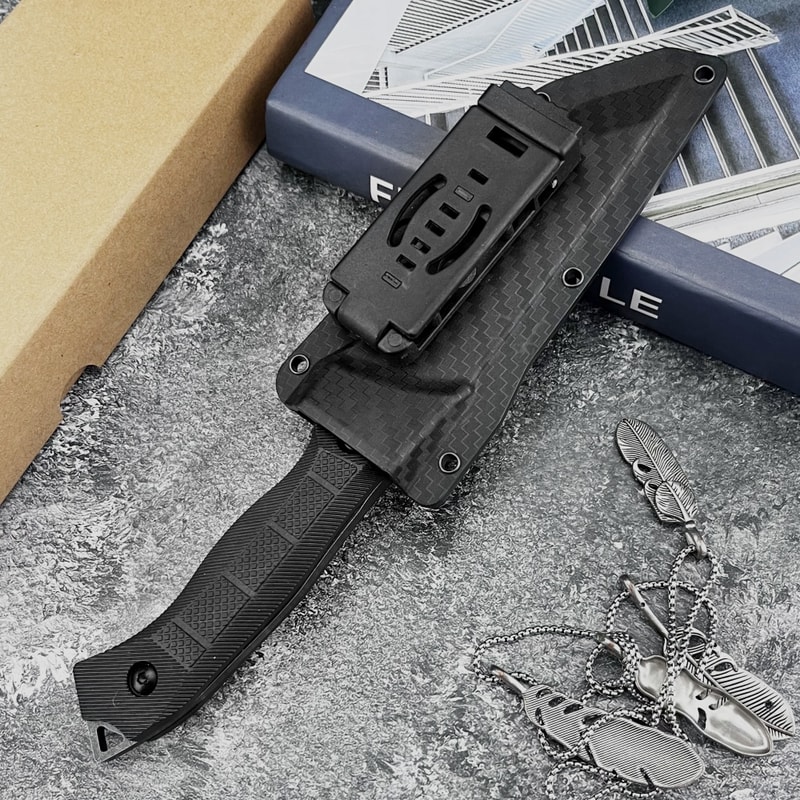 Tactical Fixed Blade Survival Knife with Sheath for Hunting, Camping & Everyday Carry