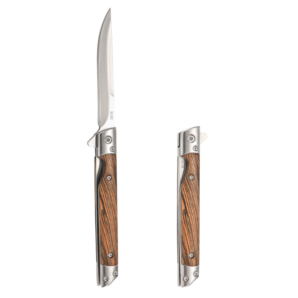 Premium Damascus Folding Knife Outdoor Quick Open Pocket Knife