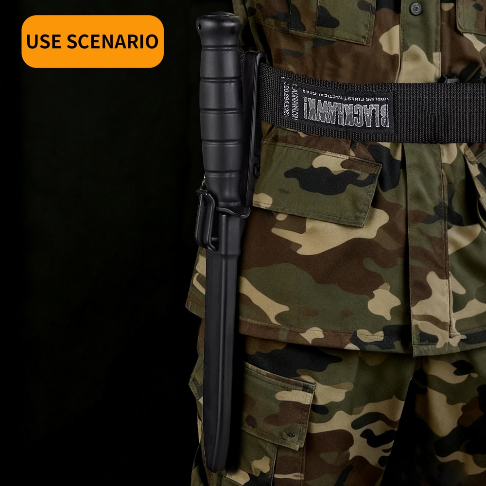 Durable Plastic Training Knife With Sheath Safe For Cosplay Military Practice 3