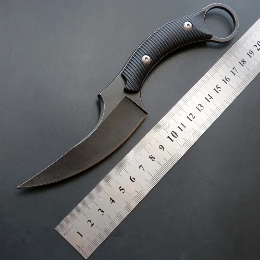 Steel Fixed Blade Hunting Knife for Camping, Survival & Everyday Carry
