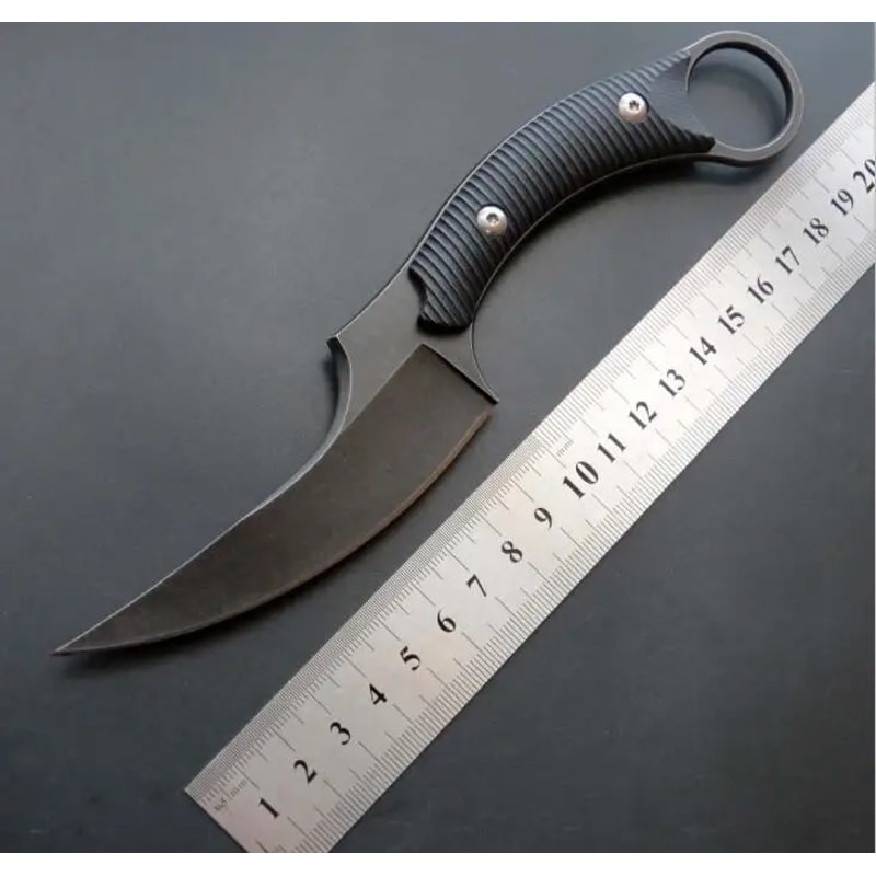 Steel Fixed Blade Hunting Knife for Camping, Survival & Everyday Carry