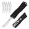 Compact Mini Pocket Knife With Removable Blades Outdoor Everyday Carry Tool 6