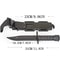 Flexible Rubber Training Knife with Sheath Safe Martial Arts & Halloween Prop