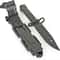 Flexible Rubber Training Knife with Sheath Safe Martial Arts & Halloween Prop