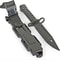 Flexible Rubber Training Knife with Sheath Safe Martial Arts & Halloween Prop