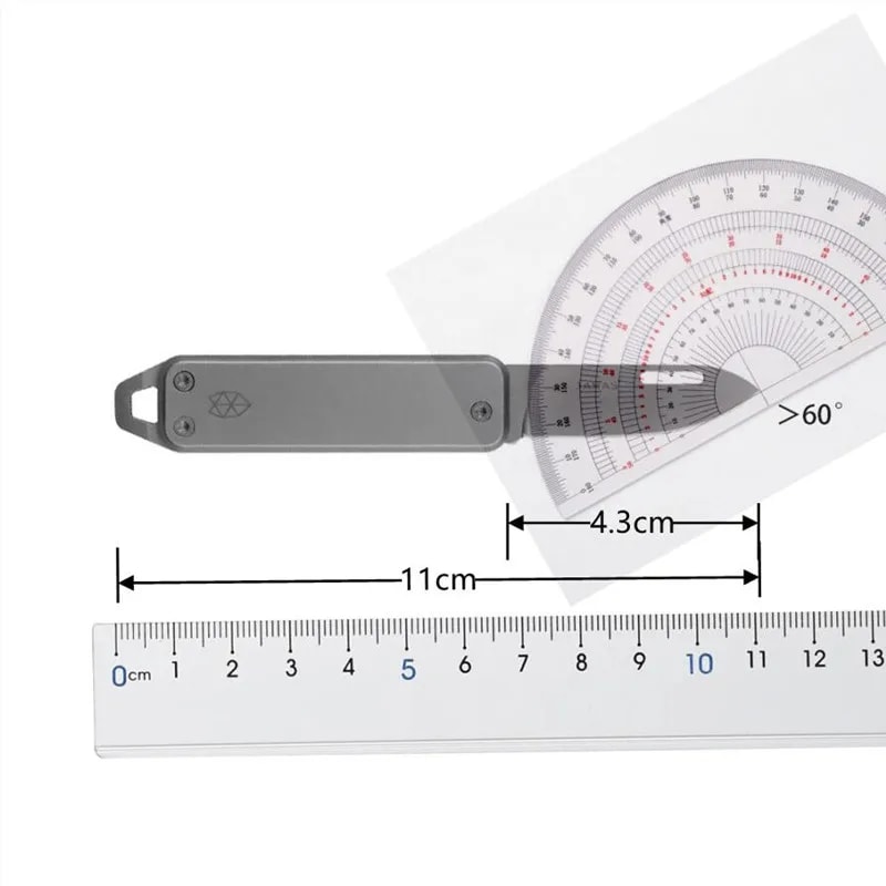 Mini Outdoor Folding Knife High Hardness Camping Self Defense Tool 3