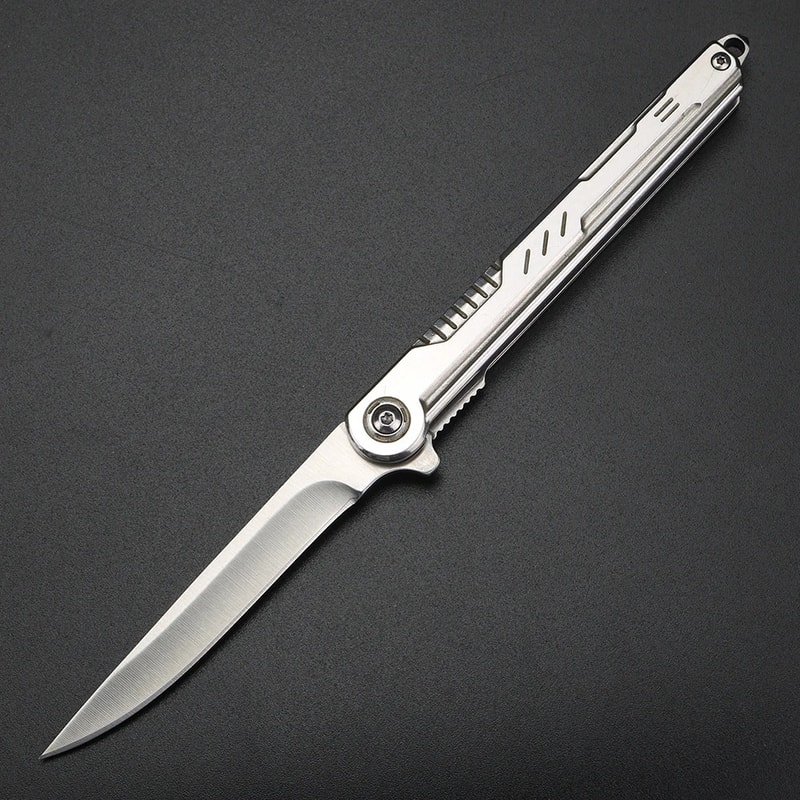 Steel Folding Knife Portable Camping Outdoor Pocket Knife 5
