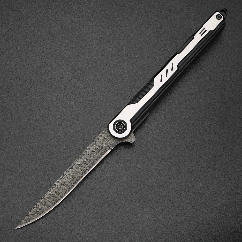 Steel Folding Knife Portable Camping Outdoor Pocket Knife 7