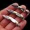 Mini Stainless Steel Pocket Knife Keychain With Sharp Blade 1