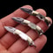 Mini Stainless Steel Pocket Knife Keychain With Sharp Blade 1