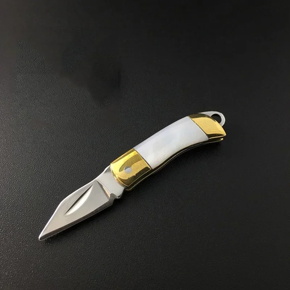 Mini Stainless Steel Pocket Knife Keychain With Sharp Blade 6