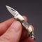 Mini Stainless Steel Pocket Knife Keychain With Sharp Blade 8