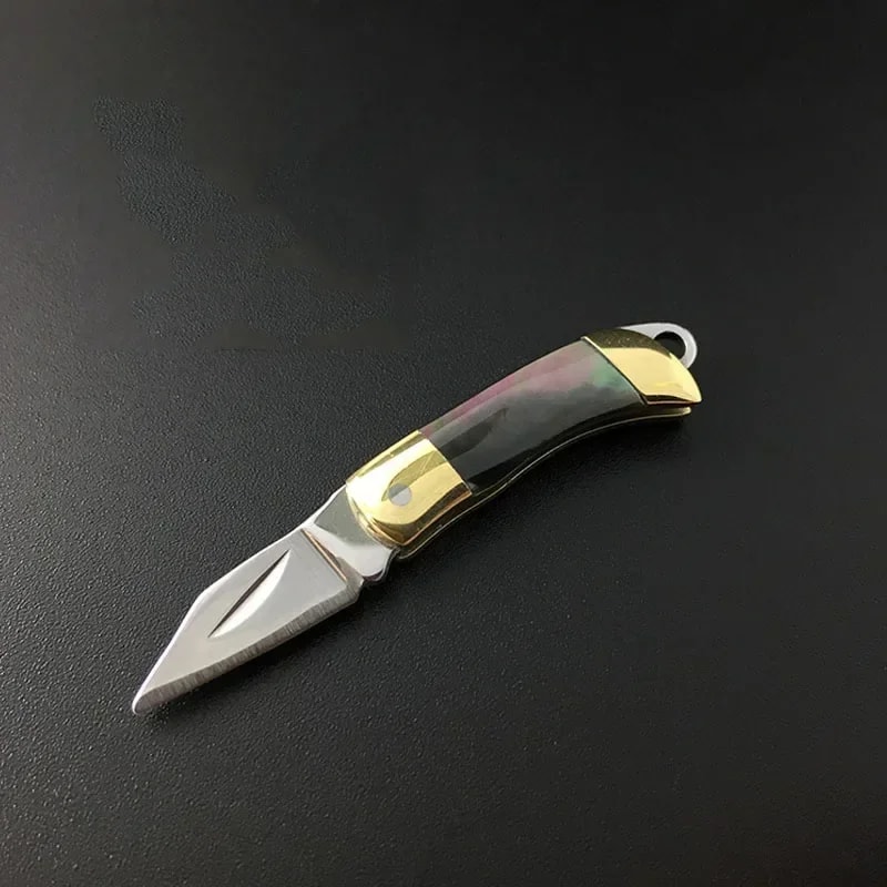 Mini Stainless Steel Pocket Knife Keychain With Sharp Blade 10