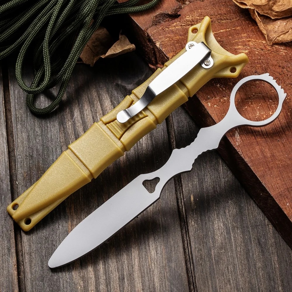 Blunt Blade Survival Self Defense Training Knife 0