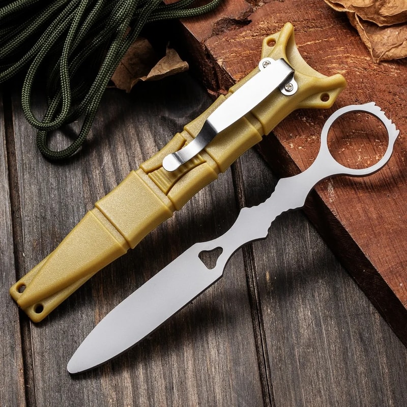 Blunt Blade Survival Self Defense Training Knife 0