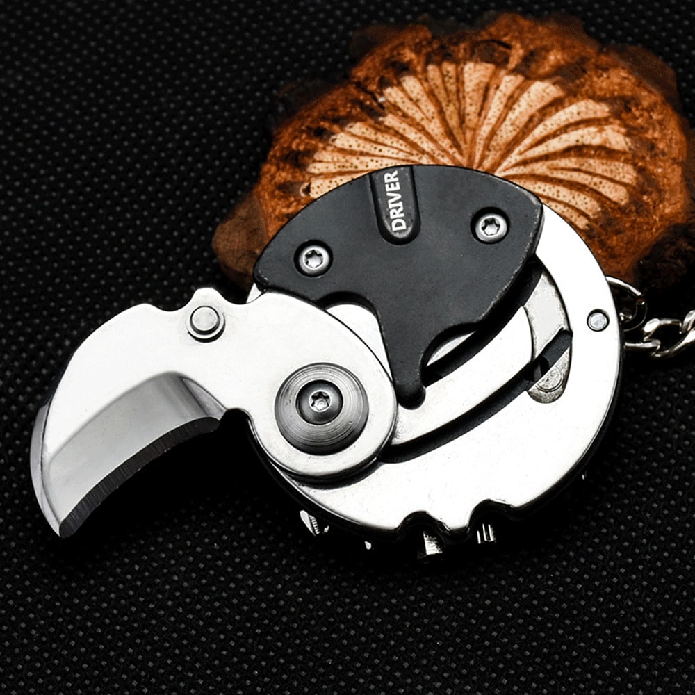 Multifunctional Keychain Tool Pocket Screwdriver & Mini Knife