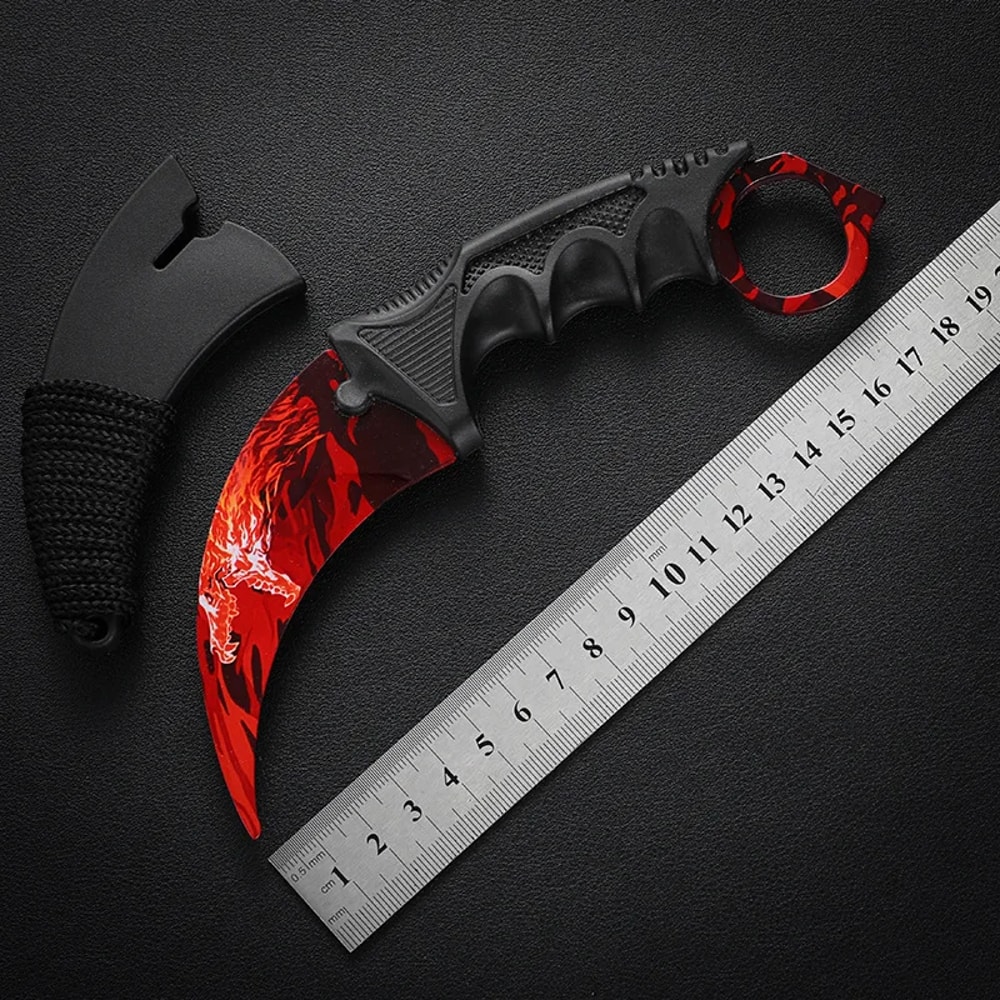 Tactical Fixed Blade Knife For Camping Outdoor Survival 2