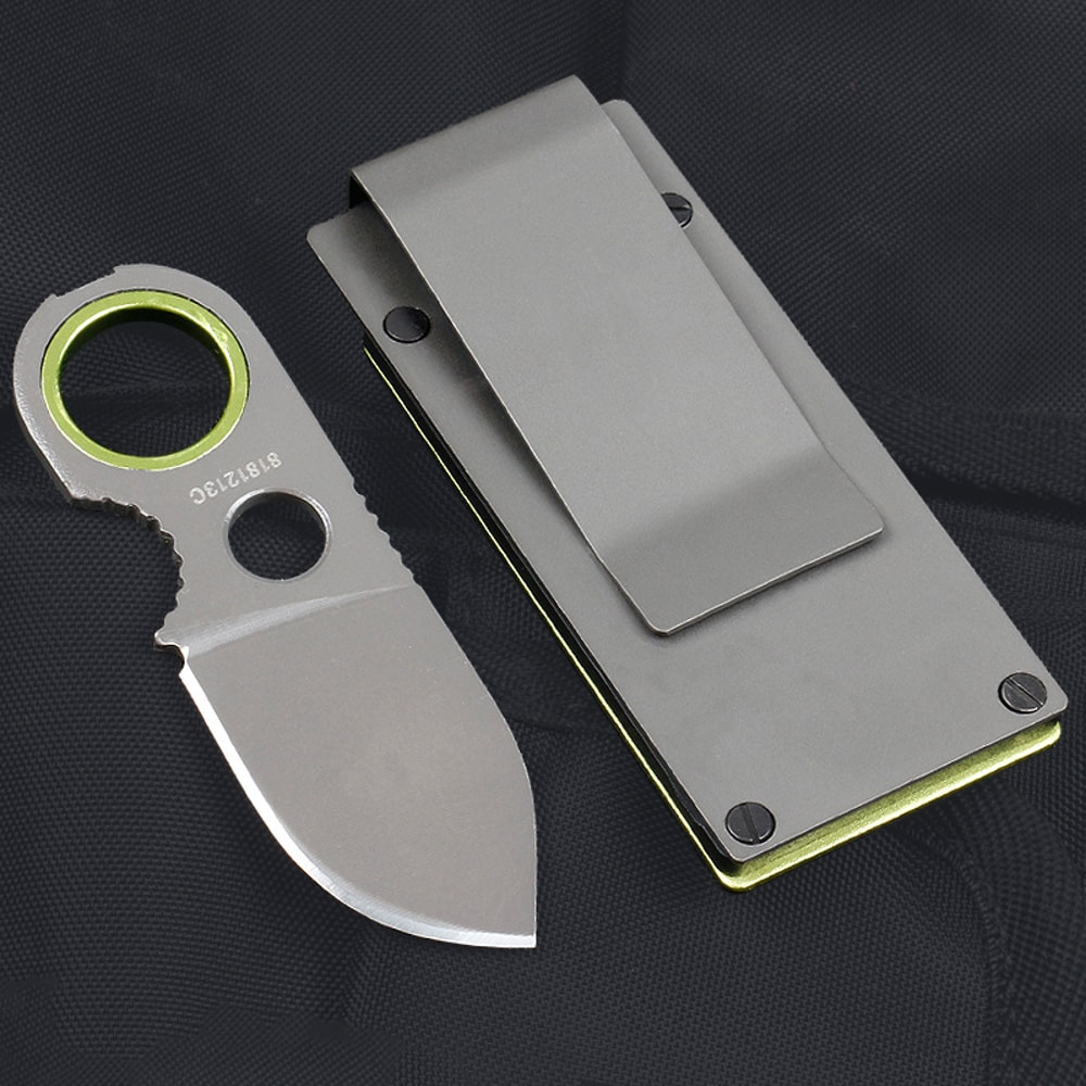 Mini Pocket Survival Knife Sharp Durable Blade For Outdoor Adventures 2