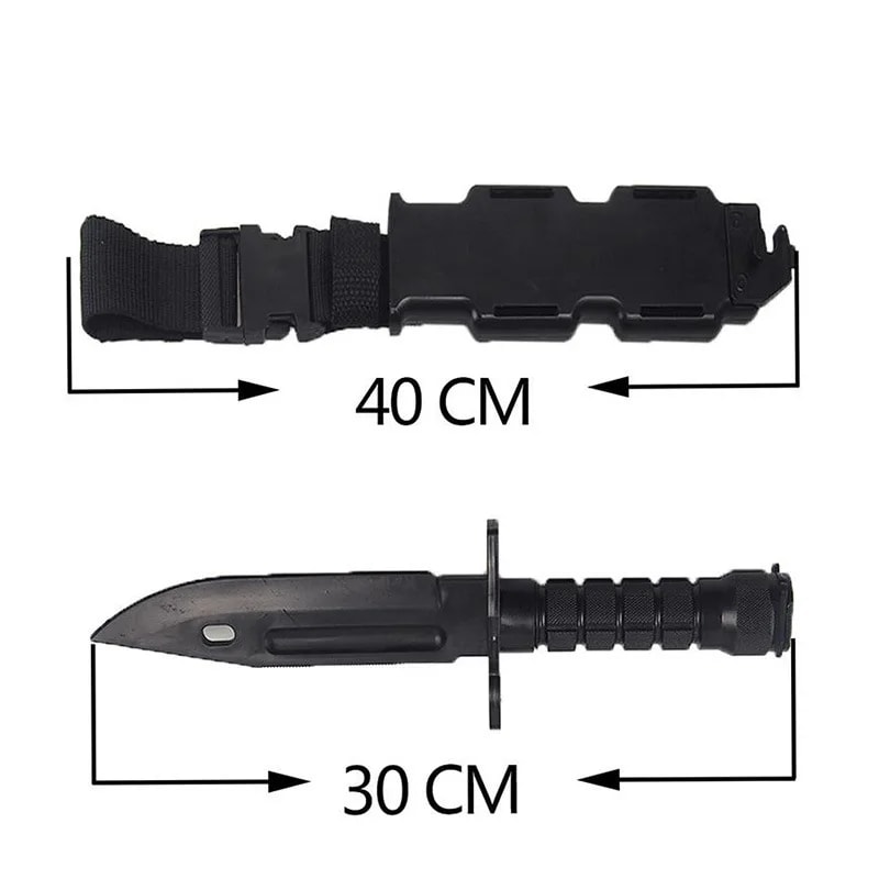 Tactical Rubber Toy Knife Military Training & Game Gear