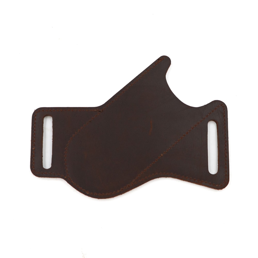 Premium Leather Knife Sheath for Belt Compact Folding Knife Carrier
