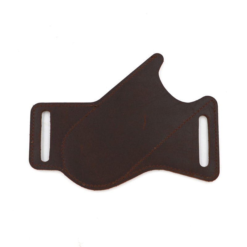 Premium Leather Knife Sheath for Belt Compact Folding Knife Carrier