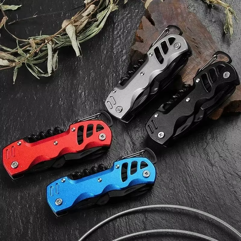 Ultimate Survival Folding Pocket Knife Stainless Steel Multi Tool For Camping Outdoors 2