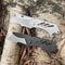 Premium Stainless Steel Folding Utility Knife Sharp Pocket Knife with Corkscrew & Replaceable Blade