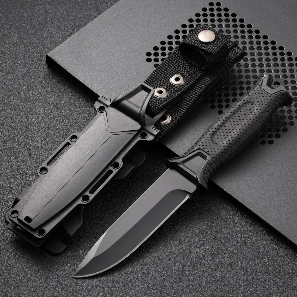 Ultimate Stainless Steel Tactical Survival Knife Portable Self Defense Outdoor Tool 0