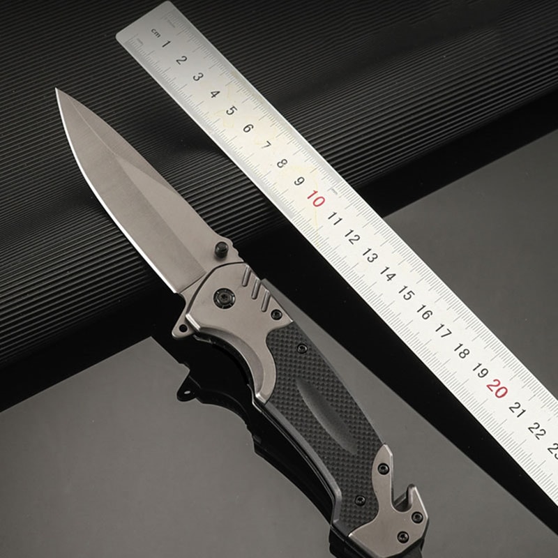 Tactical Stainless Steel Folding Knife Outdoor Survival & Camping Tool