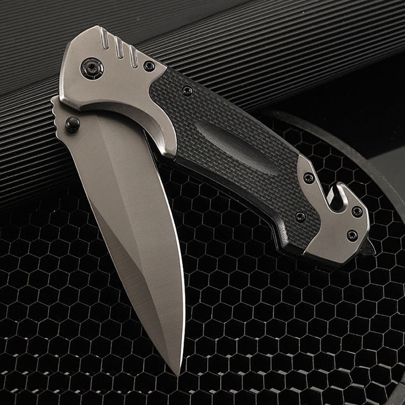 Tactical Stainless Steel Folding Knife Outdoor Survival & Camping Tool