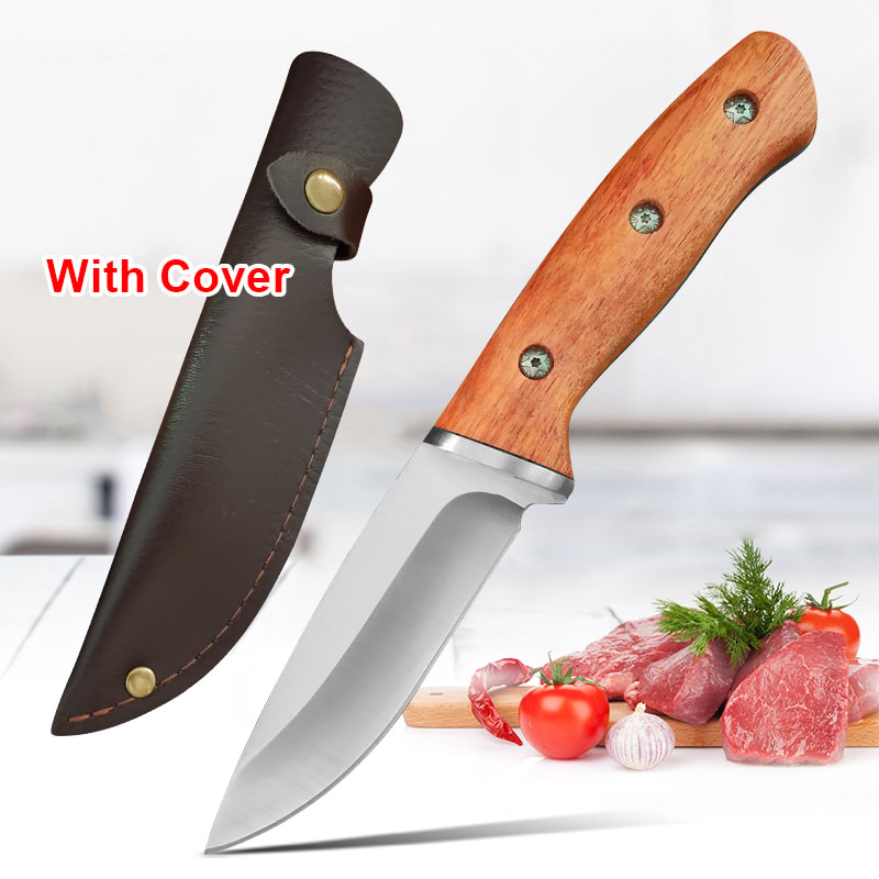 Premium Stainless Steel Boning Knife Sharp Chef Meat Cleaver 0