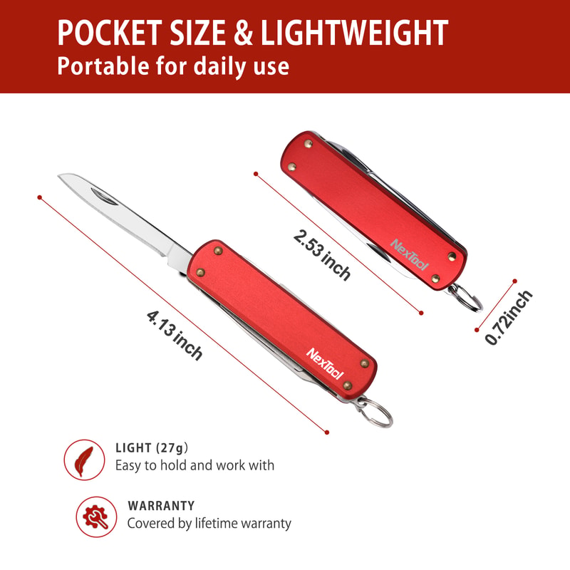 NexTool Mini Folding Knife Multifunction Pocket Tool With Scissors 4